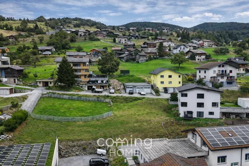 Bauen mit Aussicht in Bürchen - 729 m² in sonniger Hanglage und ruhigem Umfeld