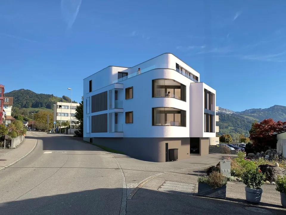 Baustart erfolgt! Neubauprojekt Triangulum Gommiswald 3.5 Zimmer Wohnung