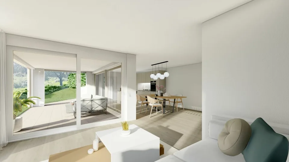Neubau 4.5 Zimmer-Gartenwohnung mit ESTH W4