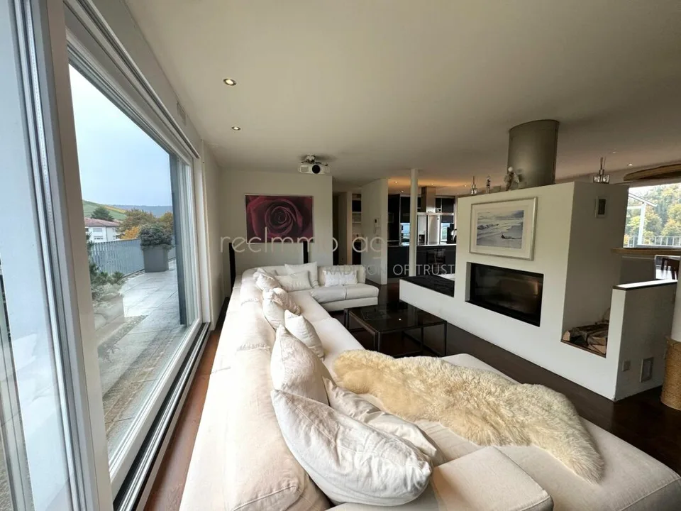 Exklusive 5.5-Zimmer-Wohnung mit 300 m² Terrasse in Döttingen - Raum, Komfort und Stil auf höchstem Niveau – photo 9 of 11