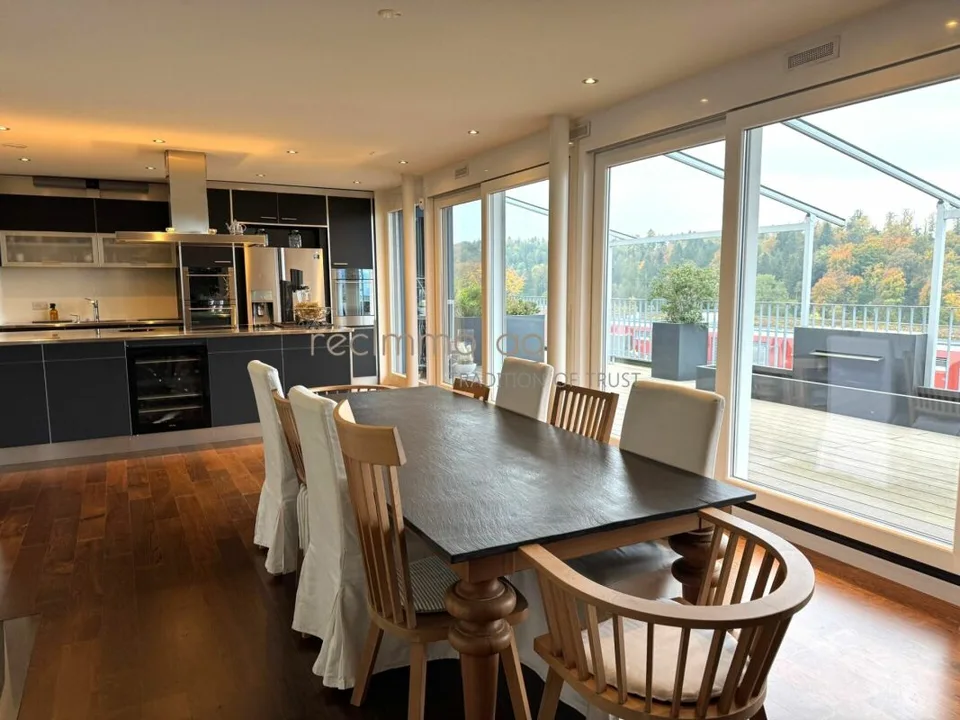 Exklusive 5.5-Zimmer-Wohnung mit 300 m² Terrasse in Döttingen - Raum, Komfort und Stil auf höchstem Niveau – photo 7 of 11