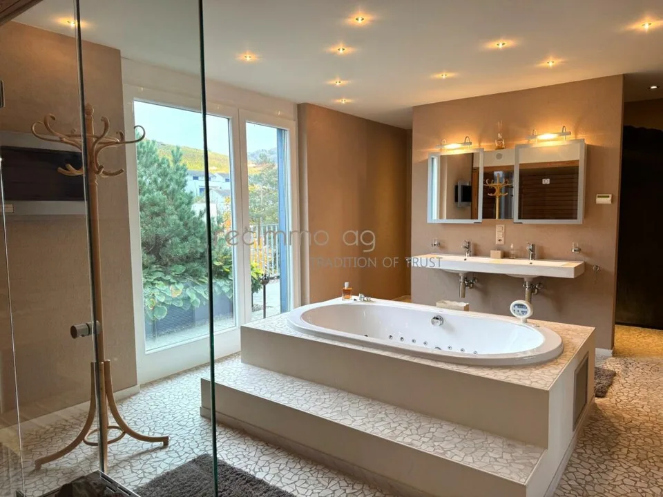 Exklusive 5.5-Zimmer-Wohnung mit 300 m² Terrasse in Döttingen - Raum, Komfort und Stil auf höchstem Niveau