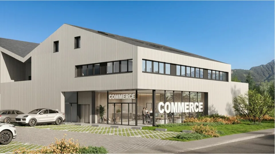Surfaces commerciales modulables Plan-Conthey