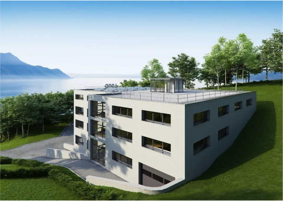 Immeuble multifonctionnel avec permis en force - Visibilité stratégique sur l'axe Montreux-Villeneuve