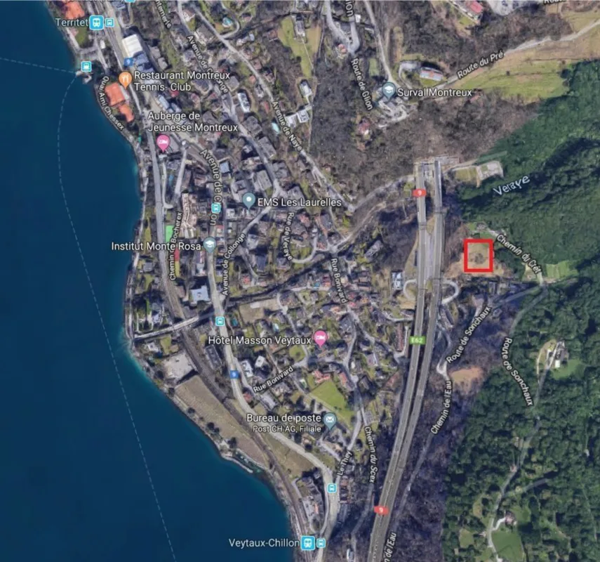 Mehrfunktionales Gebäude mit gültiger Baugenehmigung - Strategische Sichtbarkeit auf der Achse Montreux-Villeneuve – Foto 6 von 6