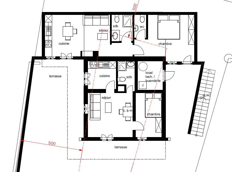 CHALET DI 3 APPARTAMENTI