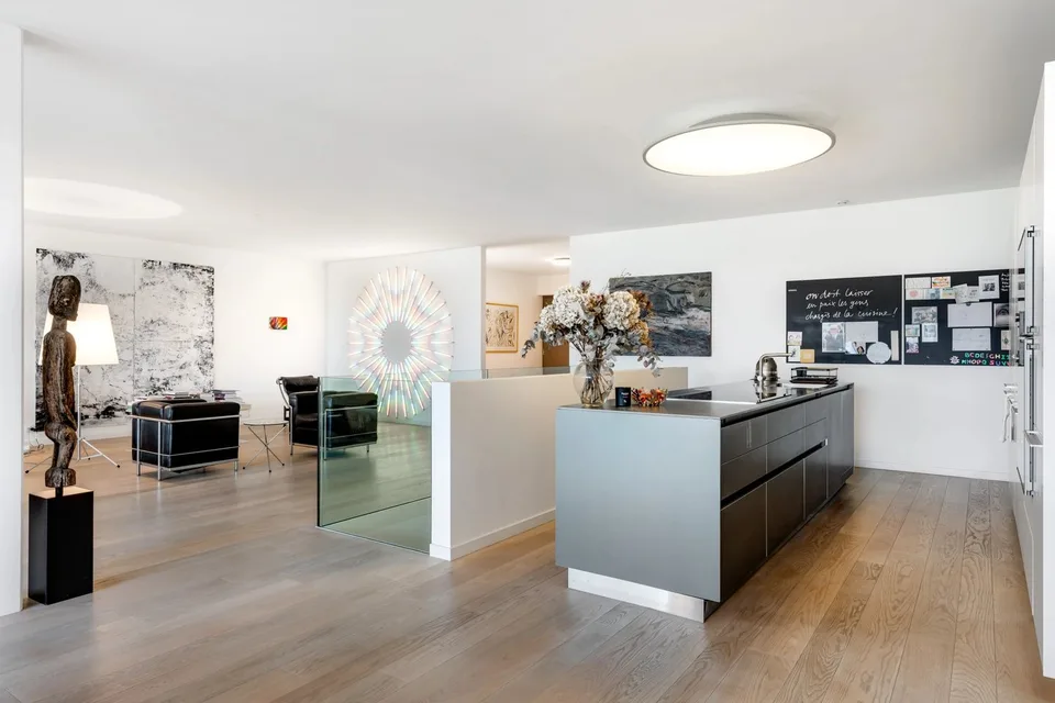 Großes Apartment mit Aussicht in Corsier