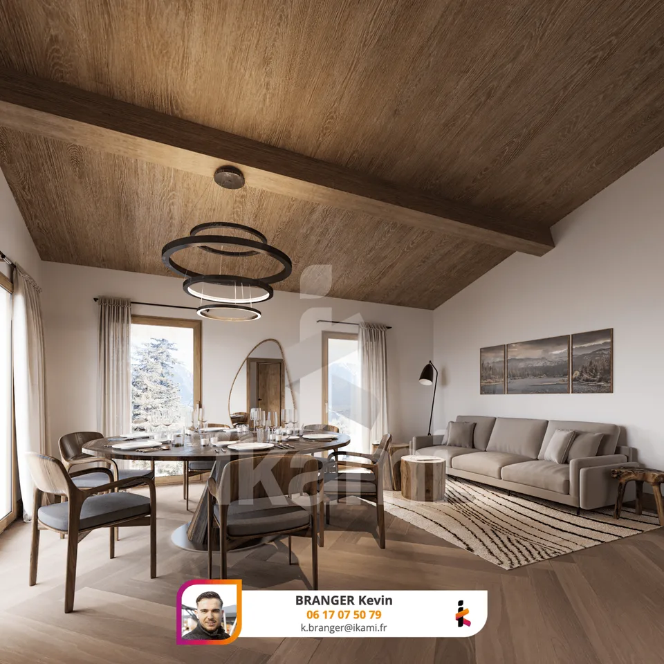 RÉSIDENCE DE PRESTIGE : APPARTEMENT T5 DUPLEX CON VISTA PANORAMICA A LA CHAPELLE D'ABONDANCE