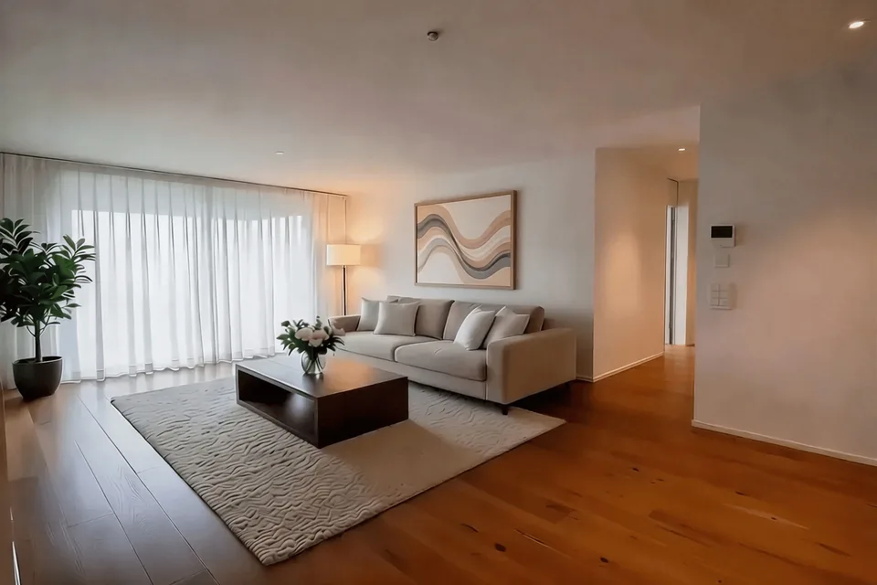 Moderne 3.5-Zimmer-Wohnung mit Wintergarten-Balkon in Schmerikon