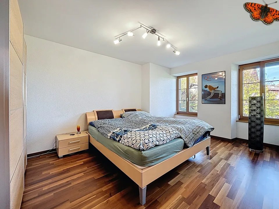 Schönes 4,5-Zimmer-Wohnung in einem renovierten Bauernhaus in Villarsiviriaux – Foto 6 von 13