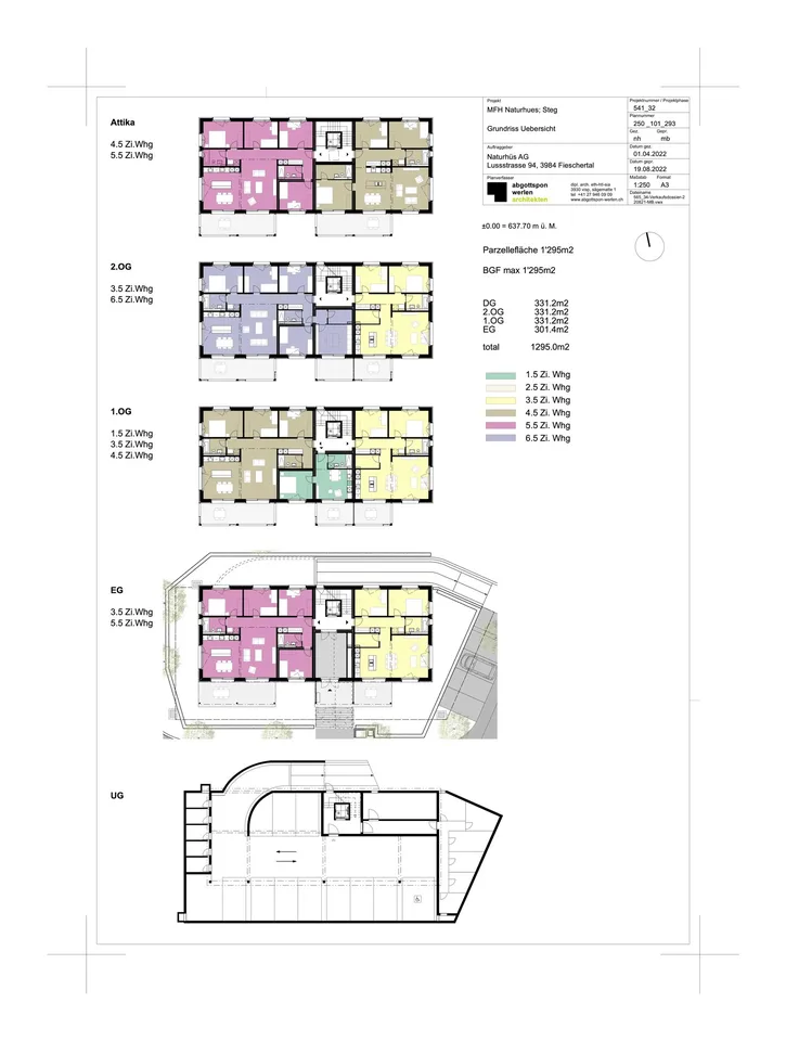 Aussergewöhnliche 5.5-Zimmer Attikawohnung in Steg