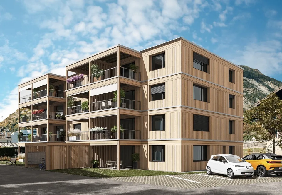 Aussergewöhnliche 5.5-Zimmer Attikawohnung in Steg