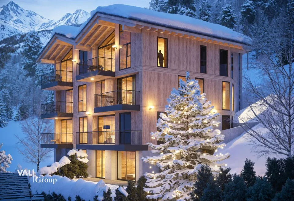 Residenz Le Roc: Luxuriöse Wohnungen mit 5-Sterne-Komfort und Bergpanorama