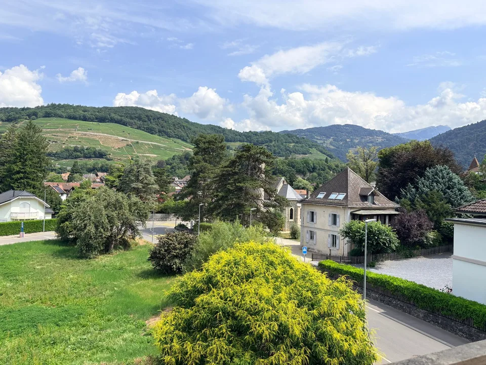 Bex : à louer charmant appartement de 3,5 pièces avec balcon