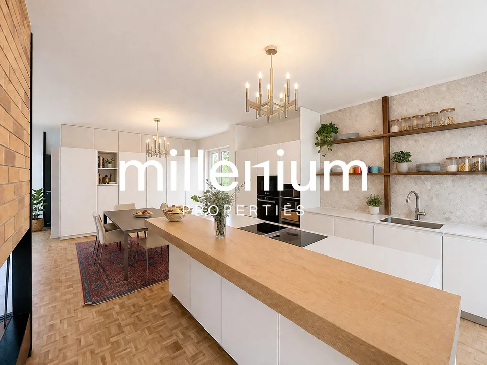 Prächtige Architekten-Villa in einer grünen Umgebung