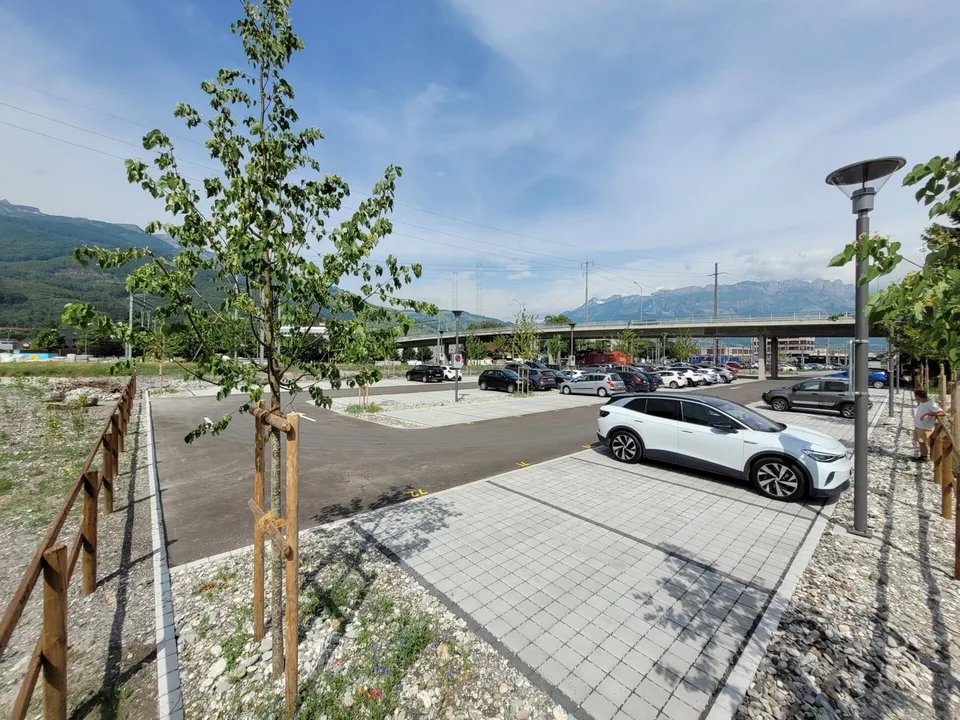 Mieterparkplatz Rheinstrasse Buchs SG