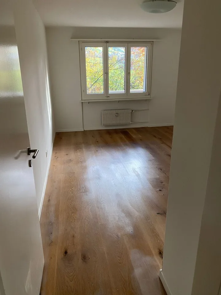 Hübsche 3.5 Zi Wohnung mit Balkon, Bächlein, Natur - ab 1.10.2026