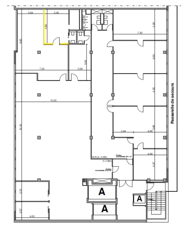 Fläche für Werkstatt oder Büro von 314m² in Carouge