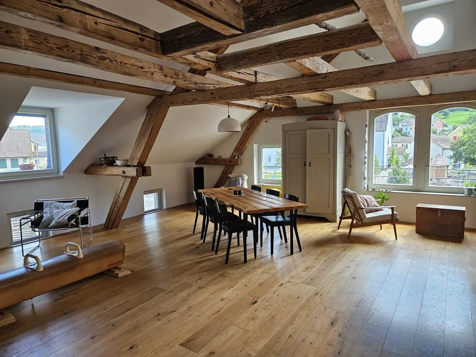 Ampio appartamento loft in posizione centrale a Turbenthal