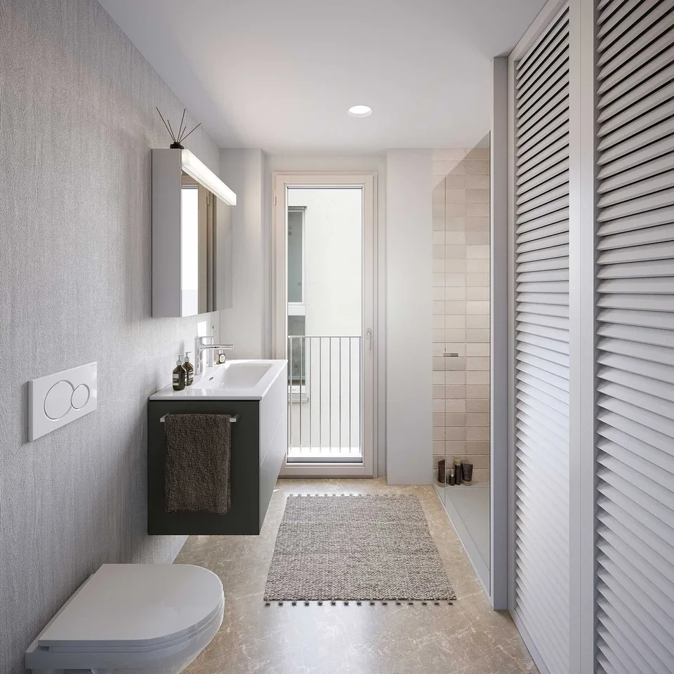 Nouveau bâtiment Saatlenstrasse Zurich - Votre nouveau appartement meublé Tiny
