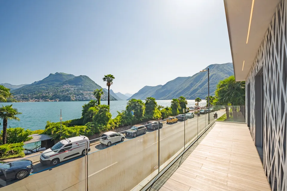 Appartement avec vue sur le lac à Paradiso meublé