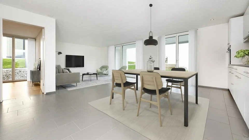 GROSSZÜGIGE ERDGESCHOSS - WOHNUNG
