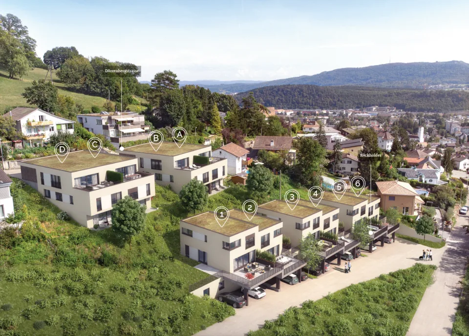 NEUBAU: Moderne DEFH mit Weitsicht, Häuser A-D