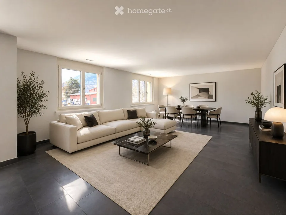 Moderne 4.5-Zimmer-Wohnung mit Minergie-Standard in Trimmis