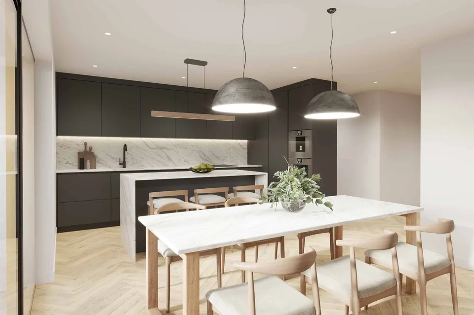 Wohnung mit 4.5 Zimmern und Garten