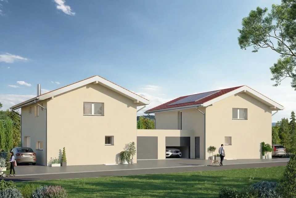 Reserviert! Prächtige individuelle Villen mit 5,5 Zimmern in Autavaux