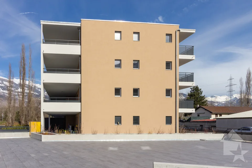 Appt 3.5 Zimmer mit 105 m2 Terrasse und Rasen