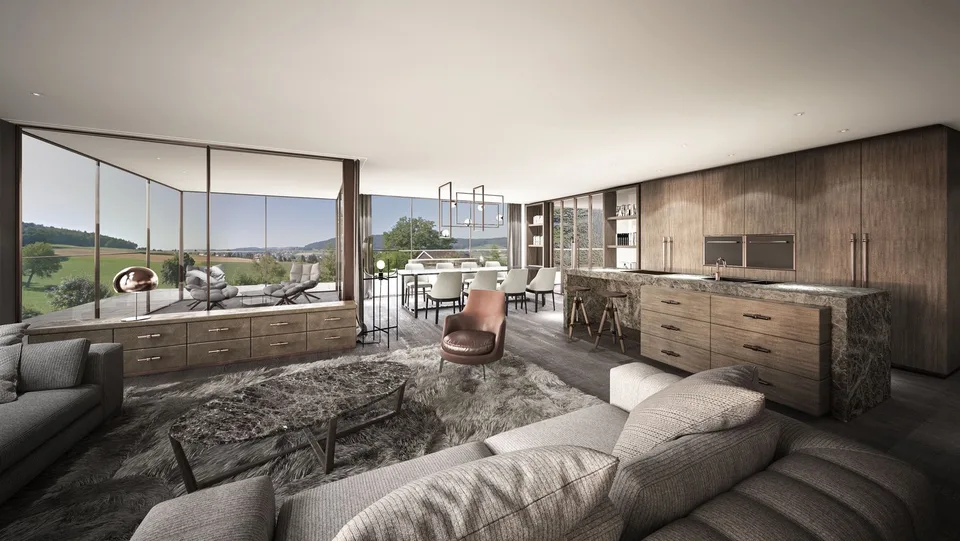 Appartamento terrazza 4.5 locali con vista a Reinach AG