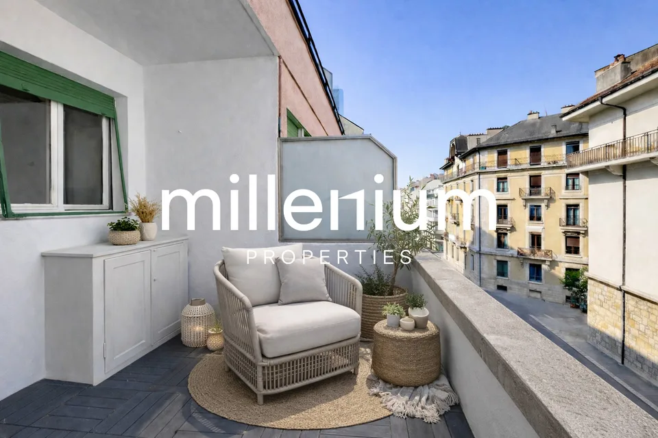 Appartement en SI avec balcon à proximité immédiate du lac