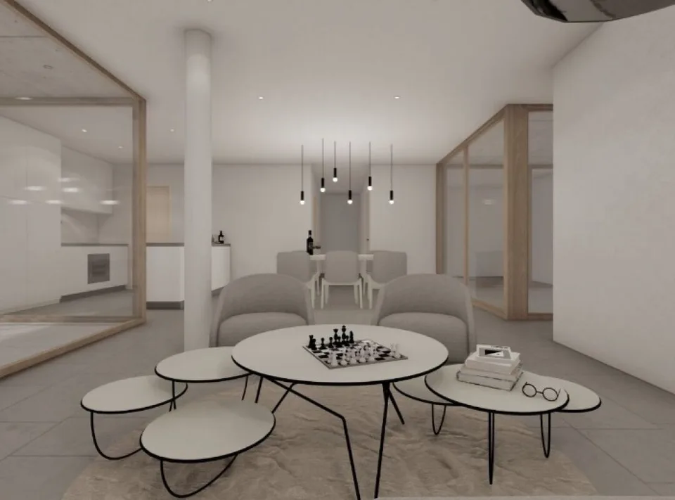 Wohnung 4.5 Zimmer,  1. Stock, Süden Block