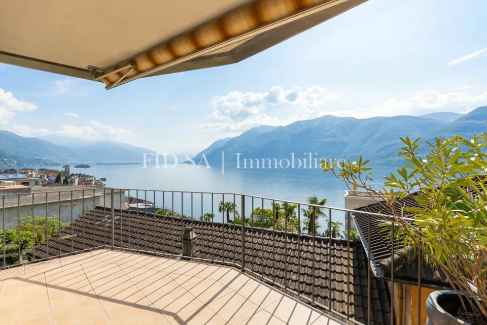 BRISSAGO - Appartamento con vista lago in residenza curata di 4 unità