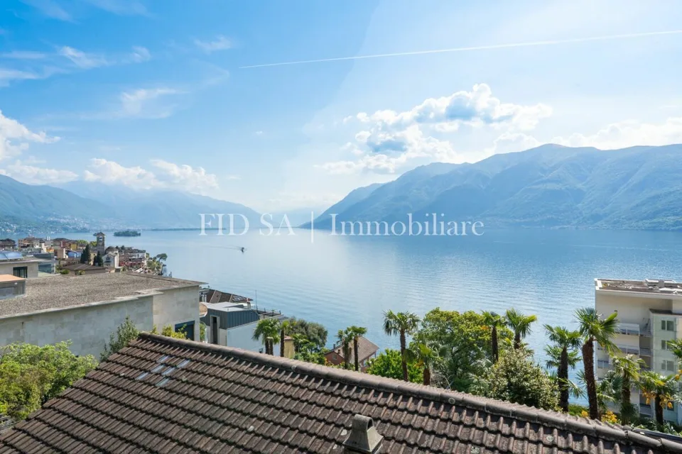 BRISSAGO - Appartement avec vue sur le lac dans une résidence soignée de 4 unités
