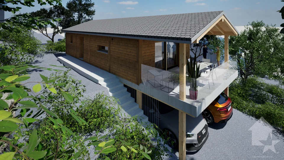Terreno con magnifico progetto di costruzione di 3.5 locali