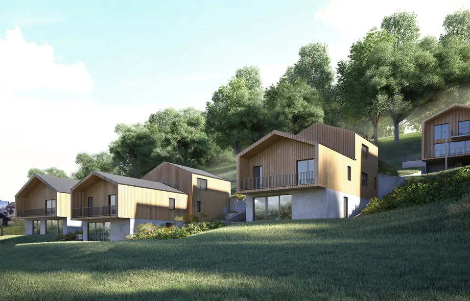 Schönes Chalet-Villa mit 4,5 Zimmern in Vérossaz