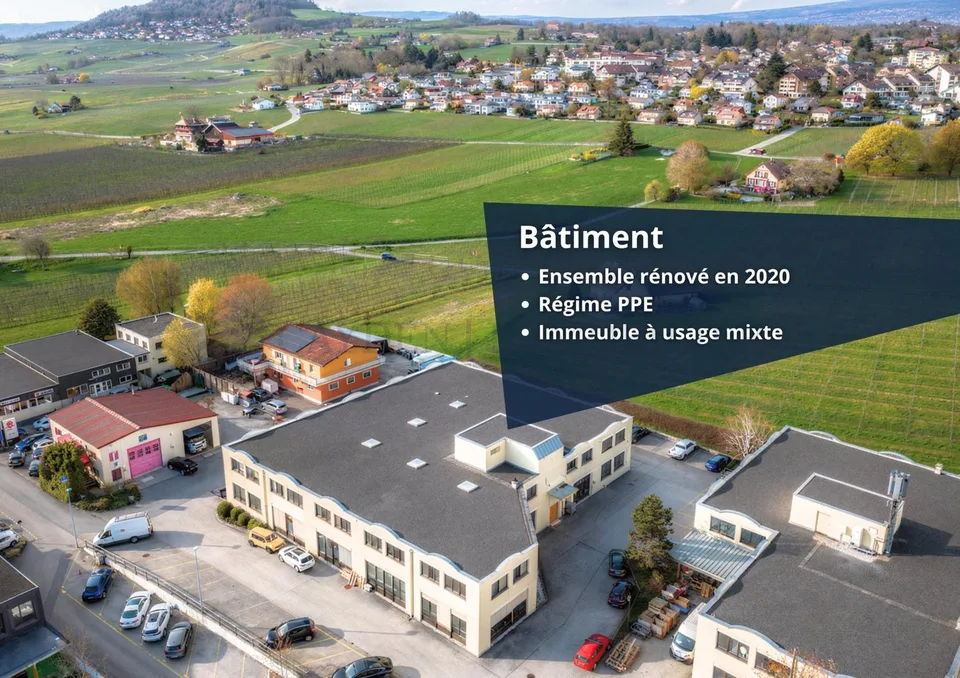 Locaux à haut rendement en face de La Côte International School