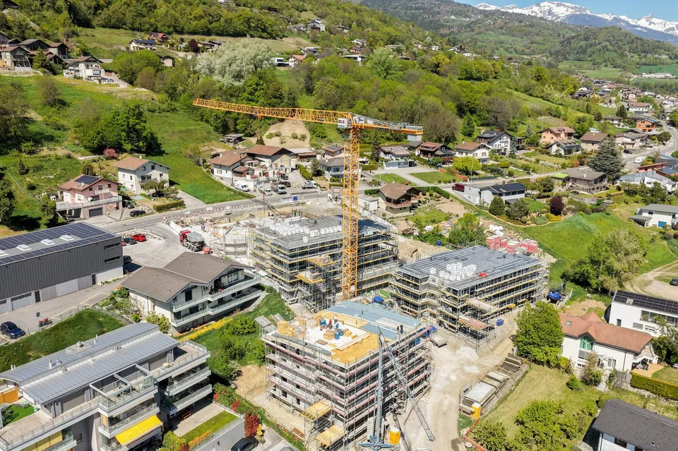 Neue PPE in Savièse - Neues Apartment mit hohem Standard und Aussicht