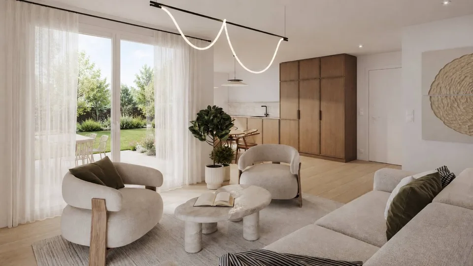 Wohnung mit 4,5 Zimmern und großem Garten von 140m2