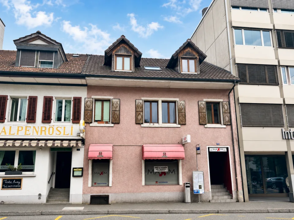 Gewerbeobjekt mit Entwicklungspotenzial an top Lage in Olten