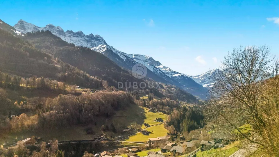 Magnifique terrain à bâtir de 1'478 m2 avec vue panoramique  Troistorrents