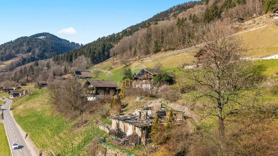 Magnifique terrain à bâtir de 1'478 m2 avec vue panoramique  Troistorrents