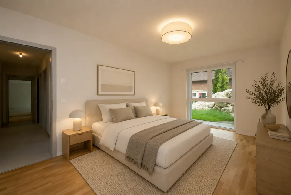 Schönes 5.5-Zimmer-Apartment im Erdgeschoss mit Terrasse