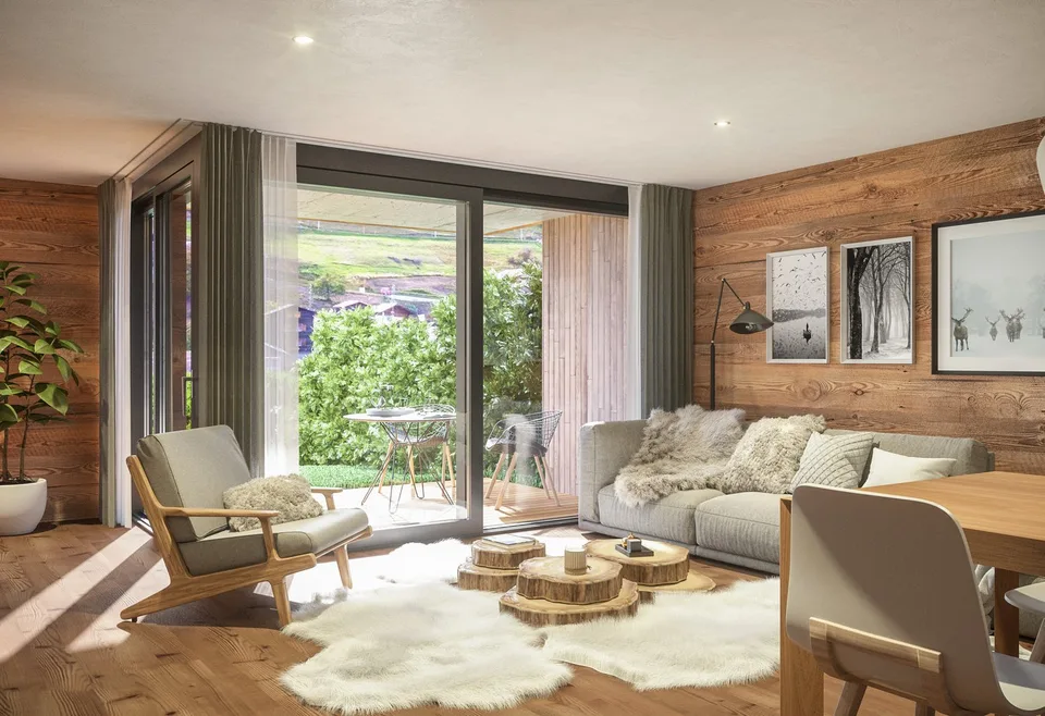 Neue 2.5-Zimmer-Wohnung in der neuen Residenz La Royère in Nax