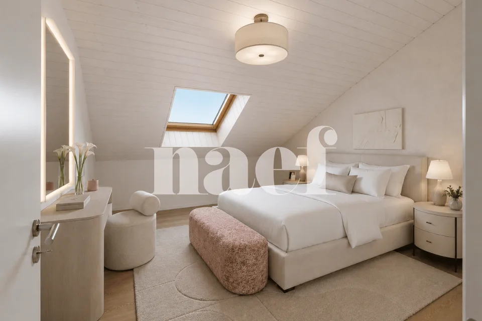 Charming semi-detached villa with 5.5 rooms in a contemporary style and in a green setting for sale in Blonay – photo 8 of 9
