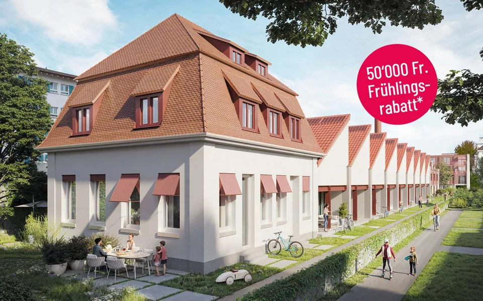 Grün. Privat. Urban. - Reihenhäuser und Eigentumswohnungen