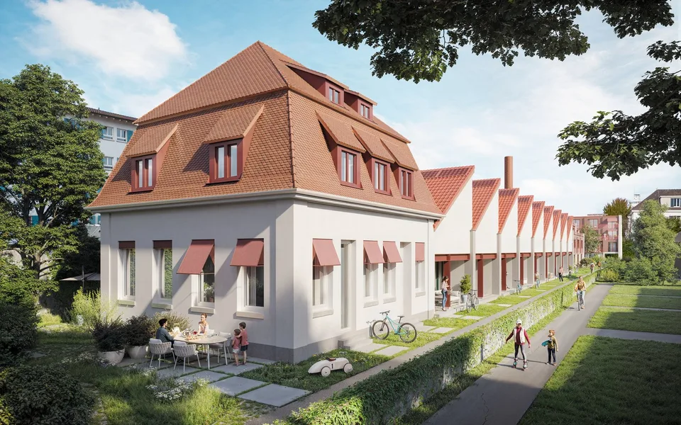 Grün. Privat. Urban. - Reihenhäuser und Eigentumswohnungen