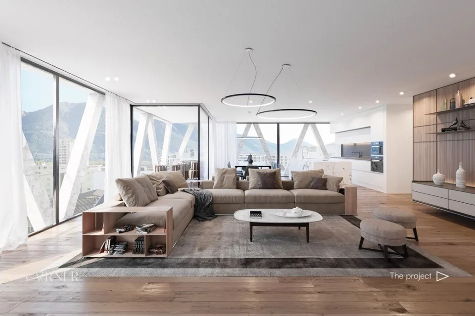 Appartement attique 5.5 pièces avec grande terrasse – Nouvelle résidence Corner